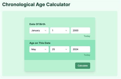 1974-2023|Chronological Age Calculator (Find Out Your Age)